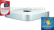 NEW 2014 Apple Mac Mini 2.6GHz i5 Dual Core 8GB RAM 2TB Drive Windows 7 Pro