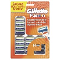 Gillette Fusion 14er Klingen Rasierklingen Vorteilspack Sparpack