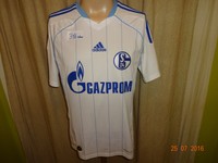 FC Schalke 04 Adidas Ausweich Trikot 2010/11 "GAZPROM" Gr.S- M TOP