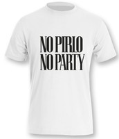Luckja Herren T-Shirt No Pirlo No Party Euro 2016 Fanshirt