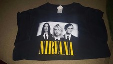 Nirvana "With the Lights Out" T-Shirt Men's Two Sided Xl Heavy 100% Cotton