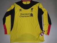 Torwart Trikot FC Liverpool Away 12/13 Orig Warrior Gr S M L XL XXL XXXL neu