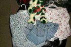 OLD NAVY~FADED GLORY~Toddler SHIRTS JEANS Pants SET~LOT~XMAS STUFFED TEDDY!4T,5T