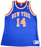Champion Anthony Mason New York Knicks Gr XL SZ 48 NBA Trikot Basketball Jersey