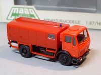 MAAG herpa Feuerwehr MB 1019 AF Ziegler / Rosenbauer GKW Rüstwagen BW Bundeswehr