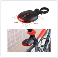 Gut Fahrradbeleuchtung Fahradlampe Rückstrahler Schnalle LED ohne Batterie  