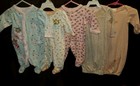 Lot of Girls Size 0-3 Months Sleepers & Gowns