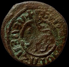 Cilician Ancient Armenia. Levon Ii, 1270-1289 Ad. Copper kardez.
