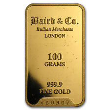 100 gram Gold Bar - Mint Varies - Sku #12475