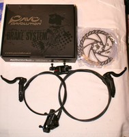 Pavo DH54LRC Scheibenbremse Hydraulisch Set VR 180/HR 160 schwarz bitte ansehen