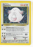 CCG 220 Pokemon Chaneira aus Base 1. Edition