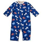 NWT $14-Boys Carters 1 Pc Safari Go Bananas Sleep n Play Pajamas-sz NB & 3 mths