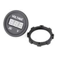 12V-24V Car Motorcycle LED DC Digital Display Voltmeter Waterproof Meter N4