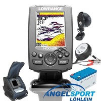 Lowrance HOOK-3x (Elite-3x) Portabel Saugnapf Farb Echolot Fischfinder