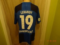 1.FC Saarbrücken Original Nike Matchworn Trikot 2009/10 + Nr.19 Lerandy Gr.XL