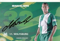 Marcelinho   VFL Wolfsburg  2006/2007   Autogrammkarte - 203153