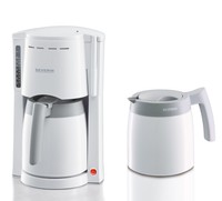 Severin KA 9233 Kaffeeautomat mit 2 Thermokannen, weiß / grau