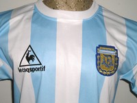 1986 DIEGO MARADONA ARGENTINIEN TRIKOT Fußball HOME NATIONALTEAM MEXIKO 