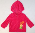 Gymboree Fall For Autumn Pink Velour Hedgehog Hoodie Jacket Sz 6-12 Months NWT