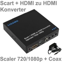 Ligawo ® Scart Receiver Player AV an HDMI Tv Monitor Beamer Plasma Adapter