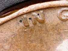 1972 P lincoln cent penny error ddo doubled die L 1101