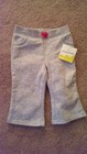 Jumping Beans Gray Fleece Pants Elastic Waist 9 Months NWT