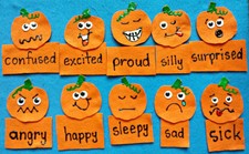 *Teach Feelings* Pumpkin Feeling Health Education Flannel Felt Board Story Set