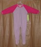 CURITY GIRLS TODDLER SIZE 18 MONTHS 2-TONE PINK BLANKET SLEEPER ONE-PIECE NWTS 