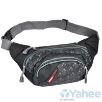 Bauchtasche Gürteltasche Sport Hip Bag Gürtel Hüft Tasche schwarz 