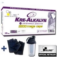 Olimp Kre Alkalyn 120 Mega Caps 2500 Creatin Kapseln KREALKALYN 15,87€/Kg