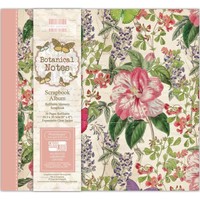 Trimcraft First Edition Snap Load Album 8"X8" Botanical Notes Album 20,3x20,3 cm