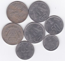 India Coins 7 Pcs