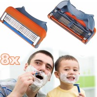 8x Rasierklingen Klingen für Gillette Fusion Power Ersatzklingen