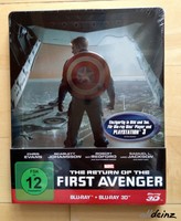Captain America 2 3D The Return of the First Avenger STEELBOOK (Blu-ray) NEU+OVP