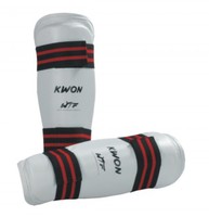 KWON® Leder PU Schienbeinschoner Beinschutz Fußschutz Kickboxen Karate Taekwondo