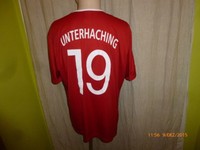 SpVgg Unterhaching Adidas Heim Trikot 2011/12 "ohne Hauptsponsor" + Nr.19 Gr.XL