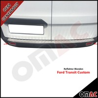 Ford Transit Tourneo Custom ab 2013 VAN Reflektor Blenden 2 tlg Edelstahl Chrom