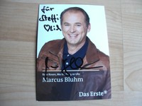 Marcus Bluhm   Rote Rosen   Originalautogramm.