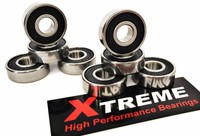 8-Pack ABEC 9 XTREME HOCHLEISTUNG LAGER + AUFKLEBER SKATEBOARD ROLLER