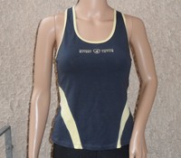  EXTORY Sportswear Top Tanktop Gelb Schwarzblau Baumwolle Elasthane Gr.M