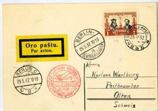 Latvia 1932 Scarce Cover to Berlin with Proper Markings