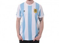 ADIDAS ORIGINALS ARGENTINIEN AFA RETRO HERREN FUSSBALL TRIKOT F77280 G. S