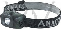 Anaconda Headlamp MX-100 100Lumen 3W Power LED Kopflampe Angeln - 2048 402 NEU