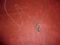 Silber Kette 800 Silberkette Halskette Panzerkette Anhänger 925 Steine    XX    