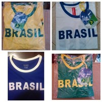 Brazil Men's World Cup Cotton T-Shirts