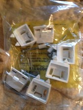2 New Hunter Douglas Luminette Brackets with spacer blocks and screws