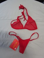  Toller, sehr knapp und Sexy Style, Baywatch Bikini,  Gr. 32- 36 in Rot  Cup B/C