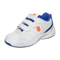 K-SWISS Ultrascendor Omni Strap Tennisschuh Kinder weiß / blau / orange NEU