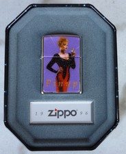 NEW IN COLLECTIBLE TIN 1996 ZIPPO  "JOAN" PINUP GIRLS LIGHTER