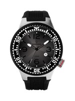 POSEIDON Unisex-Armbanduhr L Analog Silikonband UP00400 Schwarz UVP 119,- €